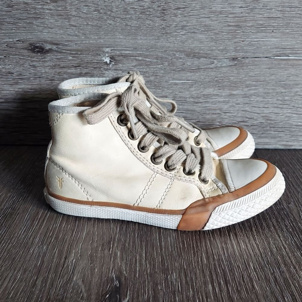 Frye Greene Mid Lace Kids Leather Shoes - Kids 11